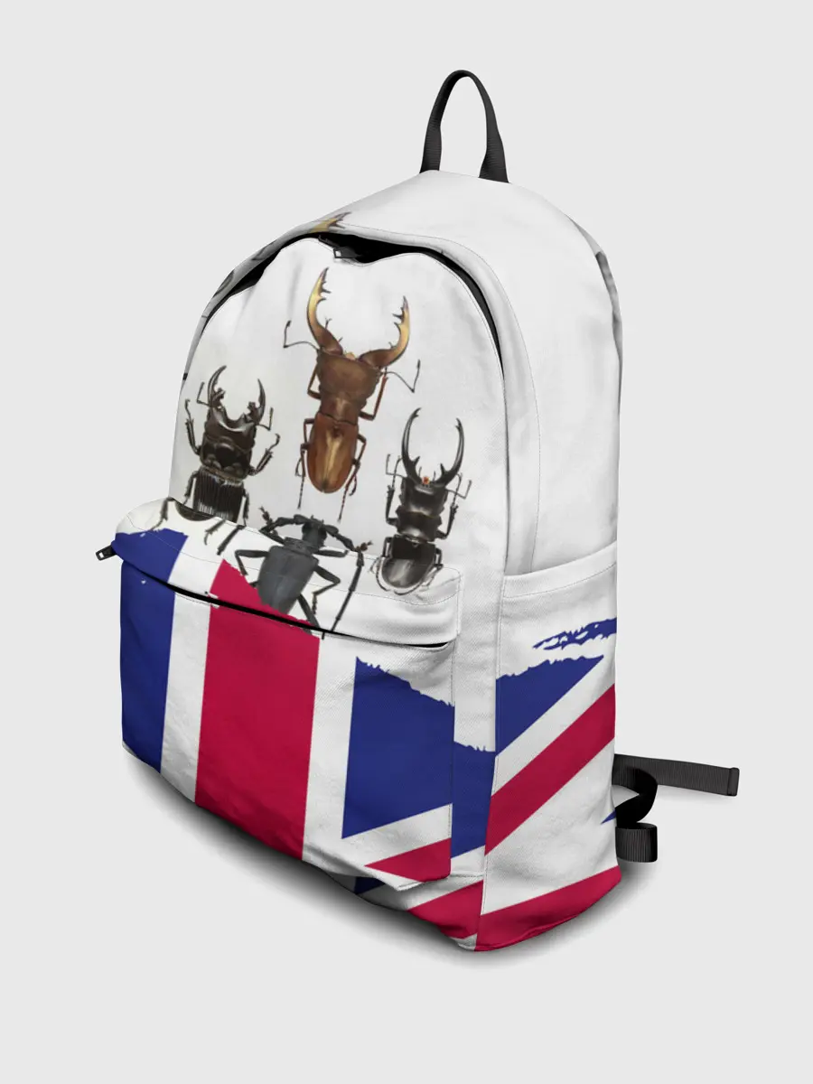 Рюкзак джинсовый / Жуки