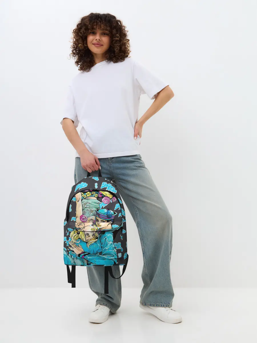 Рюкзак джинсовый / JoJo Bizarre Adventure