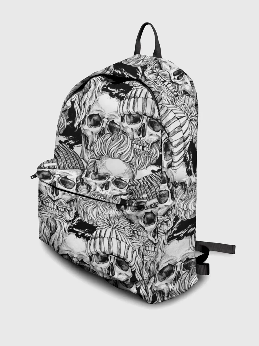 Рюкзак джинсовый / Human skulls
