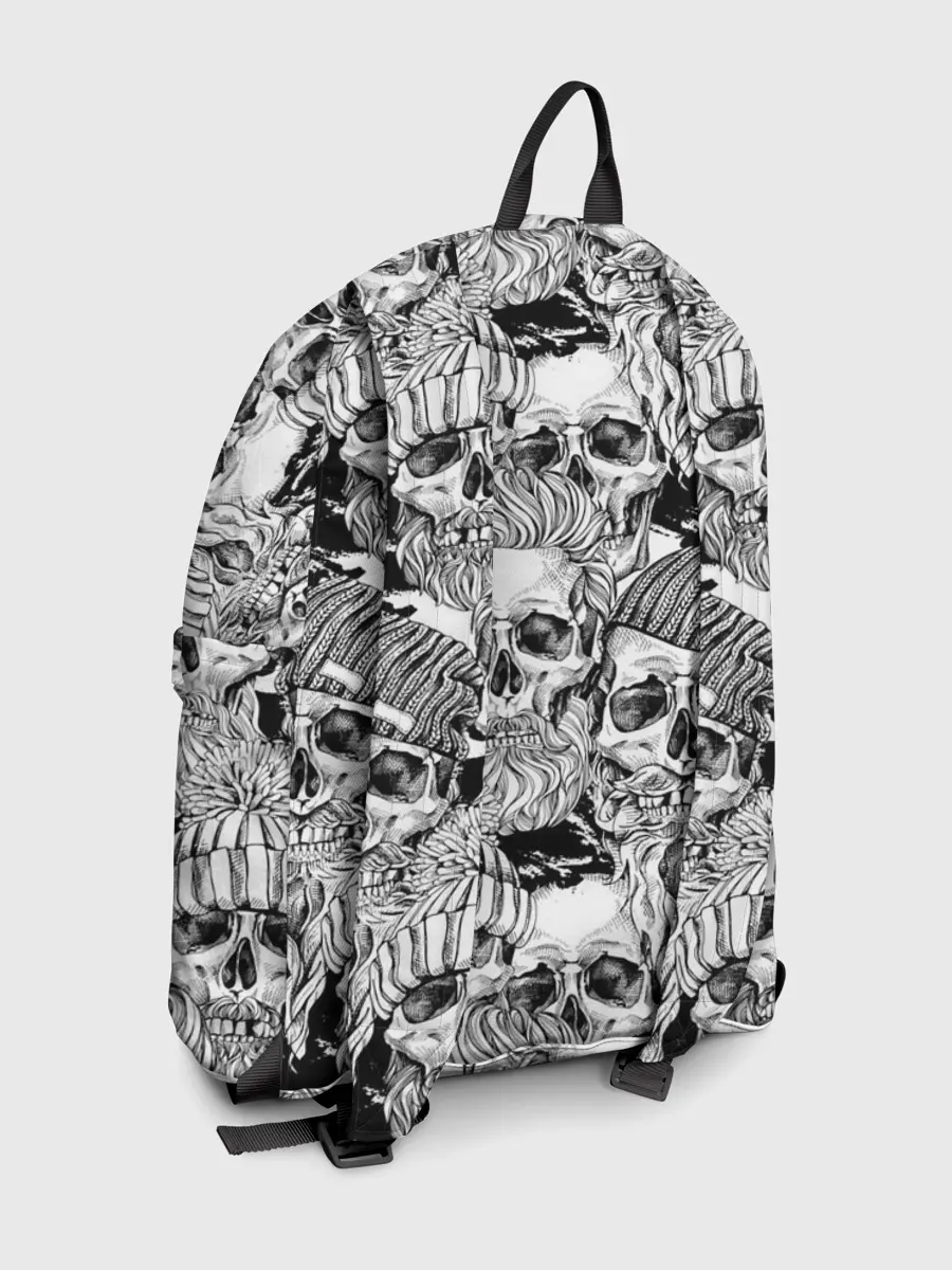 Рюкзак джинсовый / Human skulls