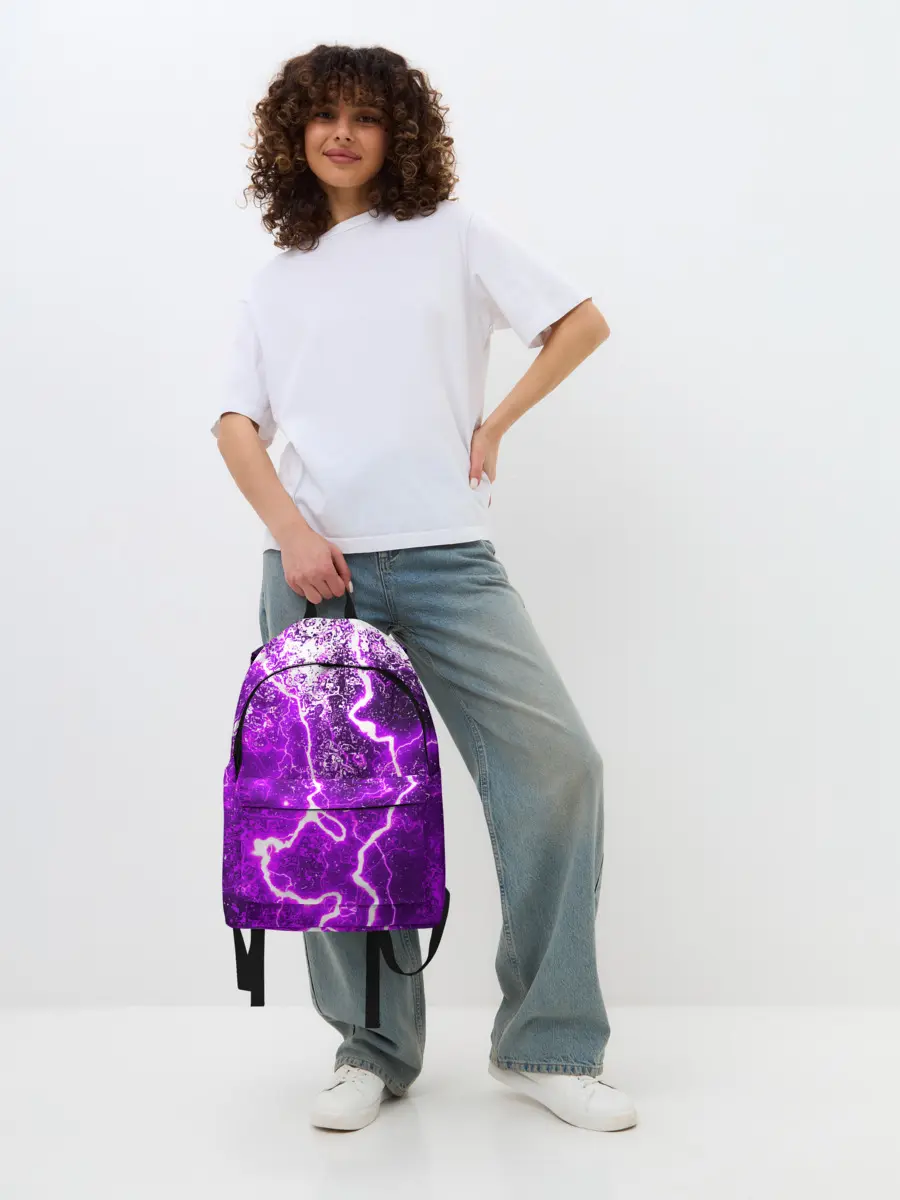 Рюкзак джинсовый / НЕОНОВЫЙ STORM