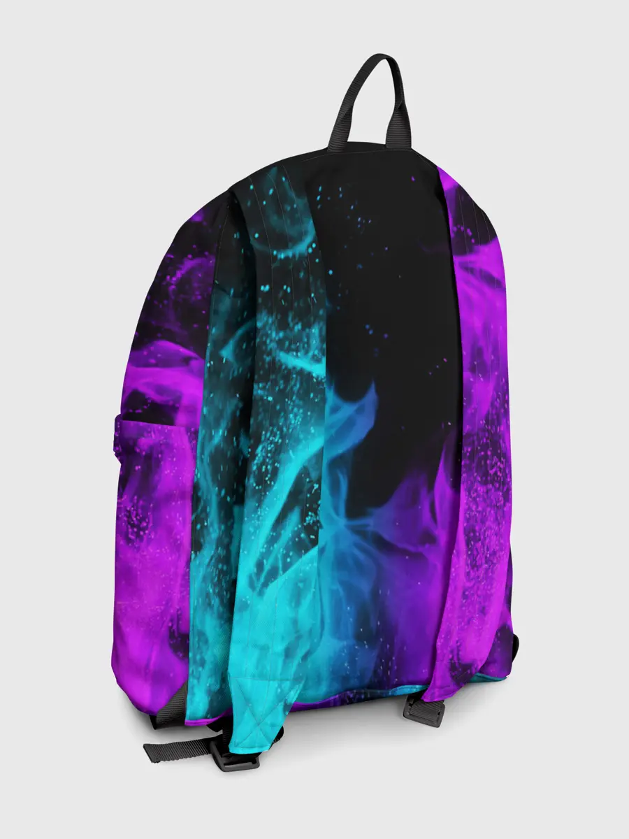 Рюкзак джинсовый / ПЛАМЯ | НЕОНОВЫЙ ОГОНЬ