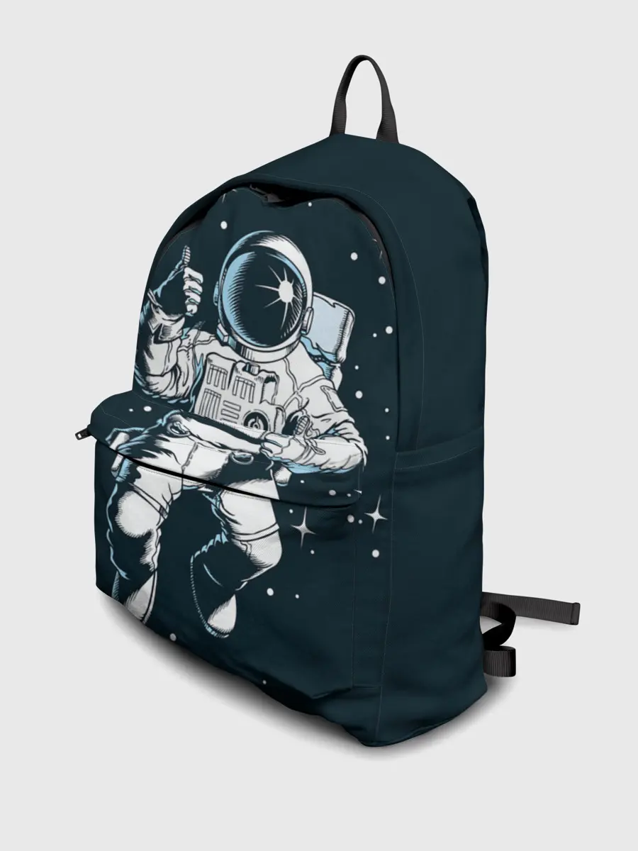Рюкзак джинсовый / Космонавт