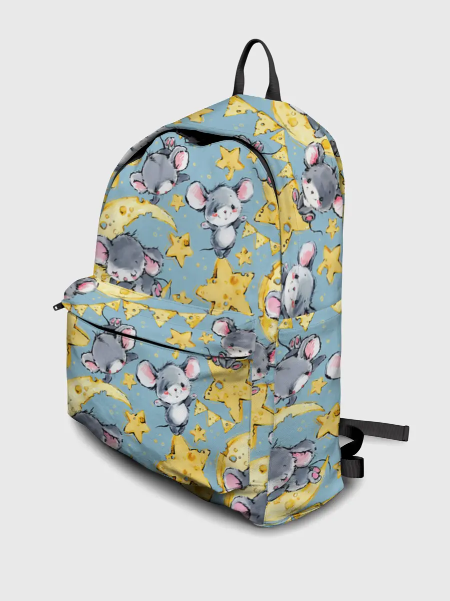 Рюкзак джинсовый / Сыр и мыши