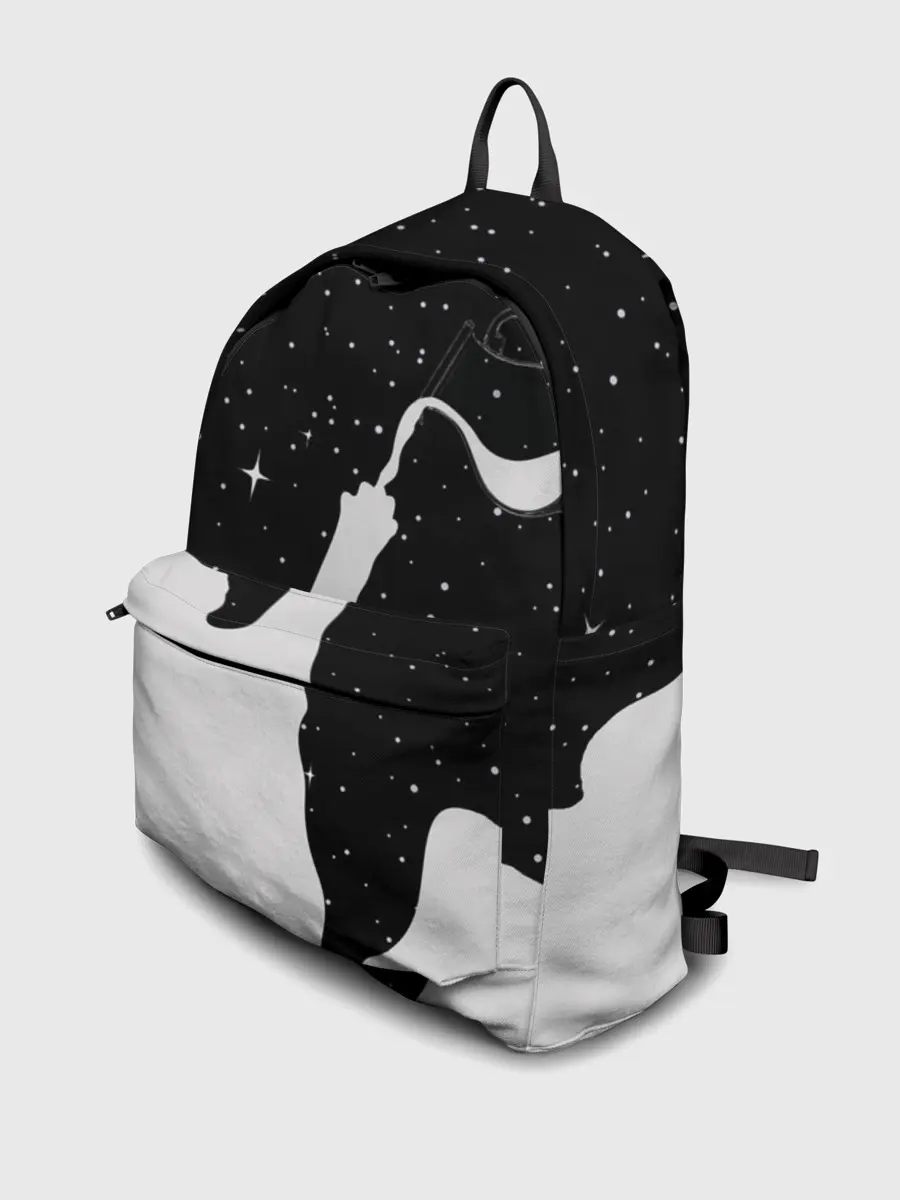 Рюкзак джинсовый / Космический Кот