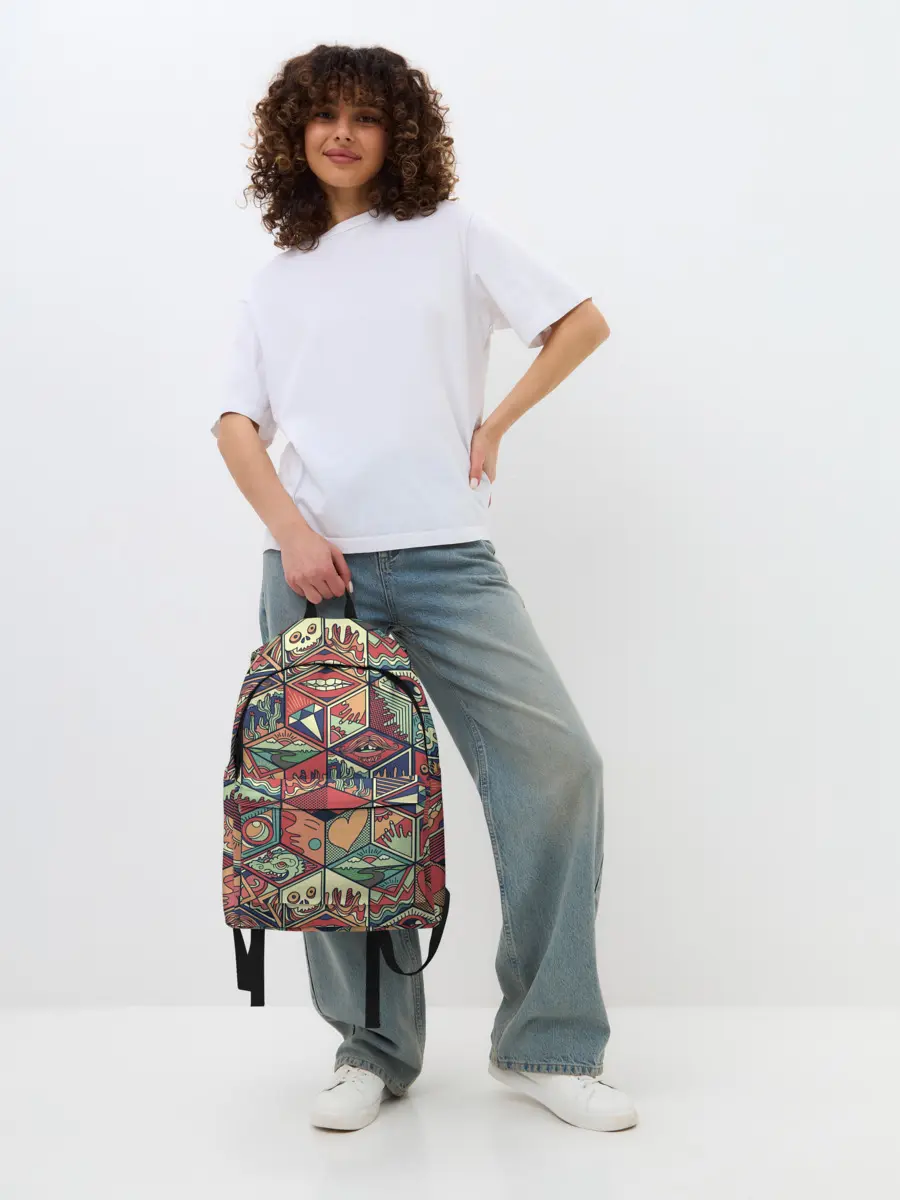 Рюкзак джинсовый / Психоделика