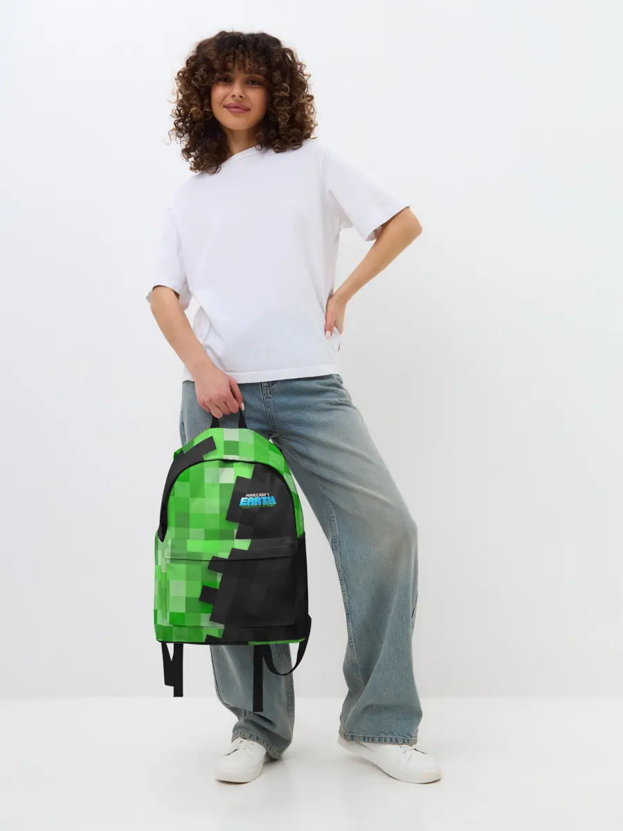 Рюкзак джинсовый / Minecraft EARTH