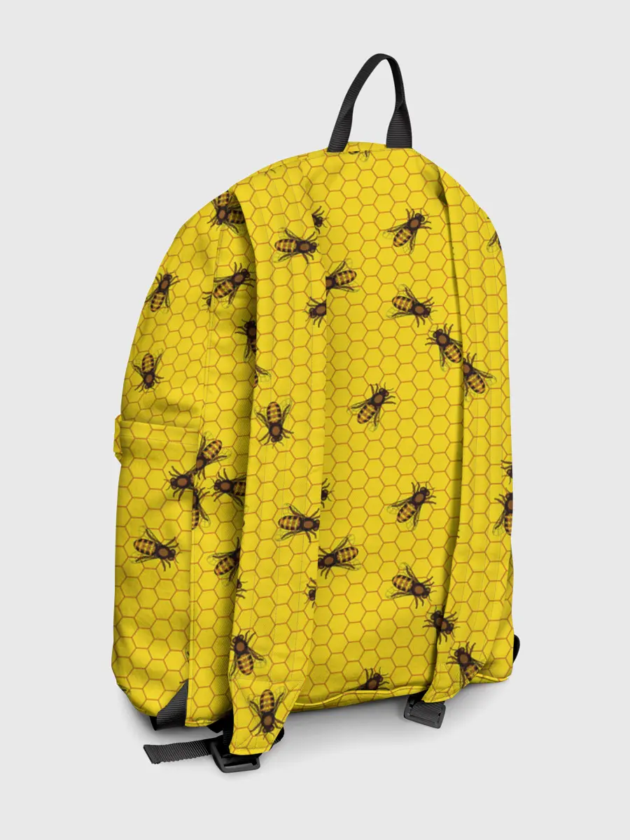 Рюкзак джинсовый / Пчелы в сотах