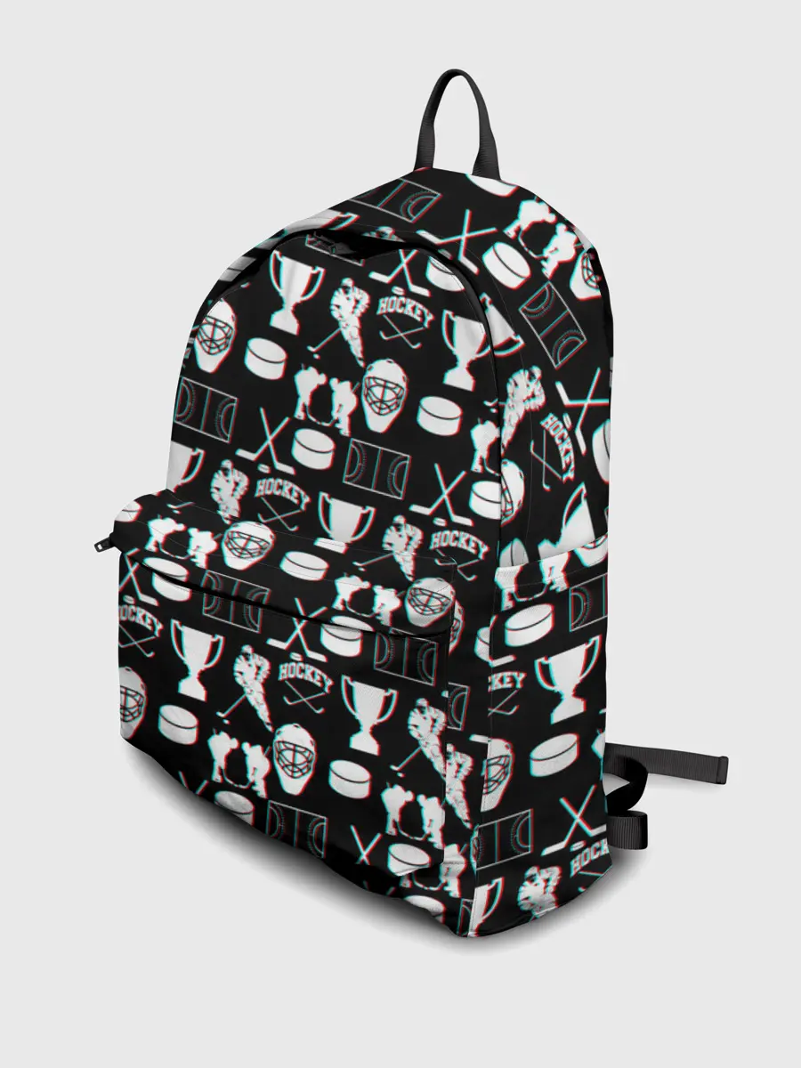 Рюкзак джинсовый / ХОККЕЙ GLITCH