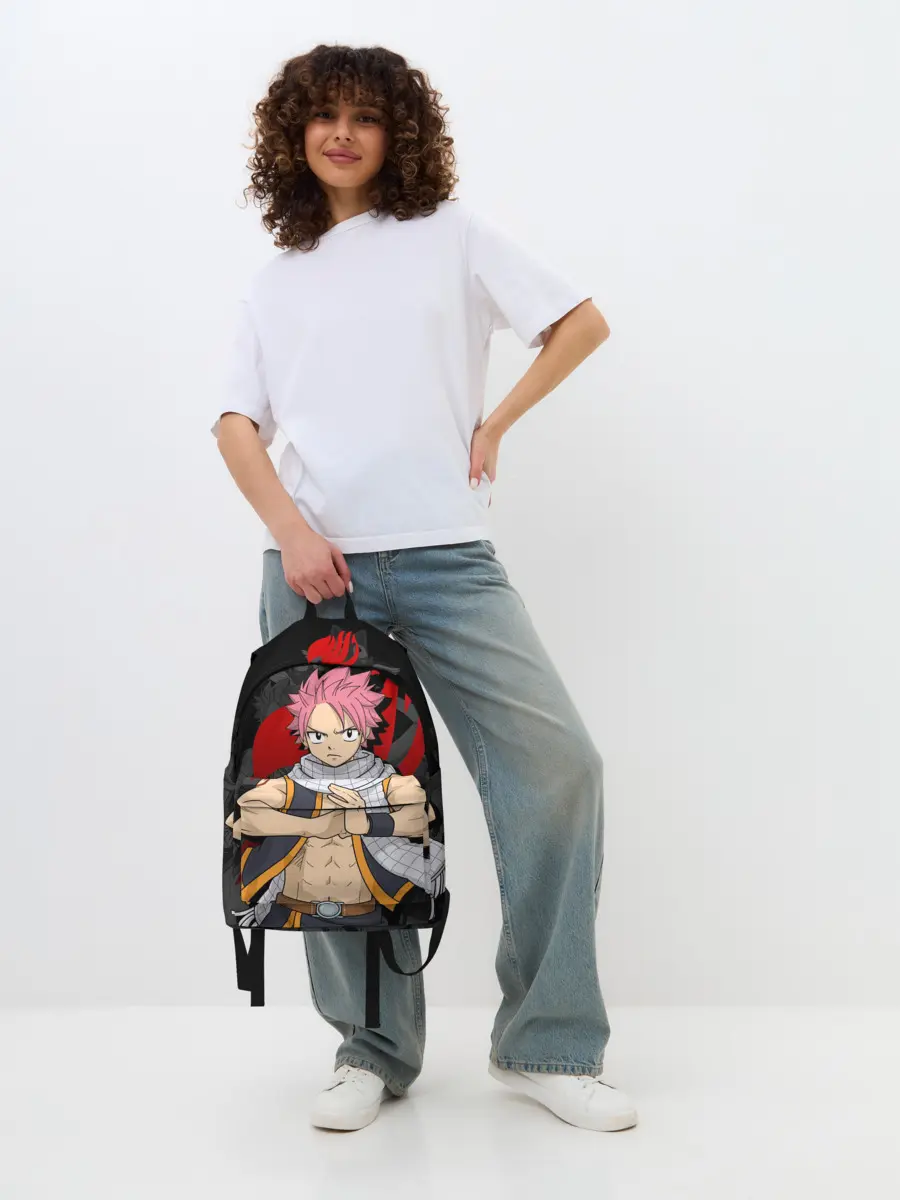 Рюкзак джинсовый / Fairy Tail, Нацу
