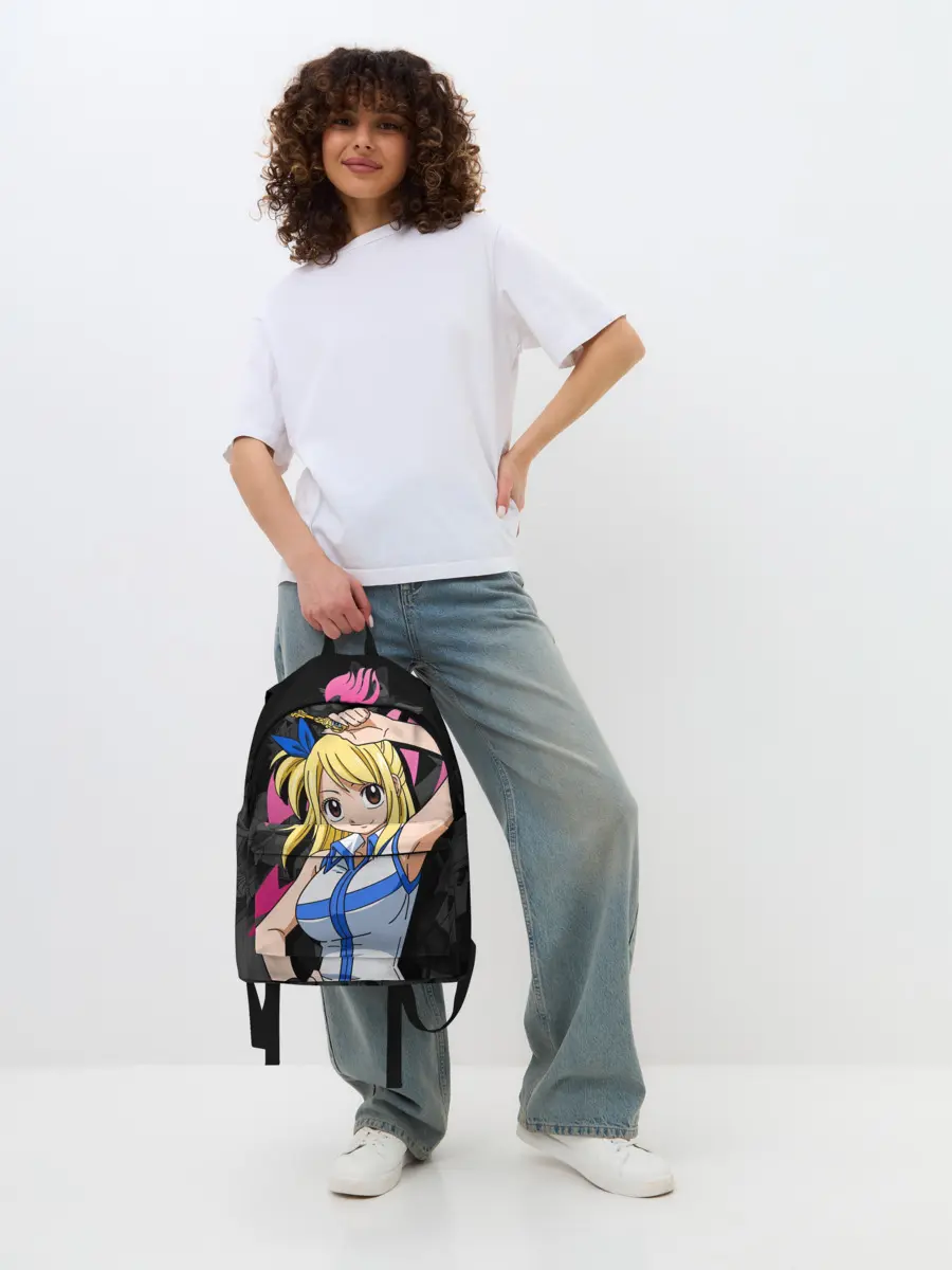 Рюкзак джинсовый / Fairy Tail, Люси