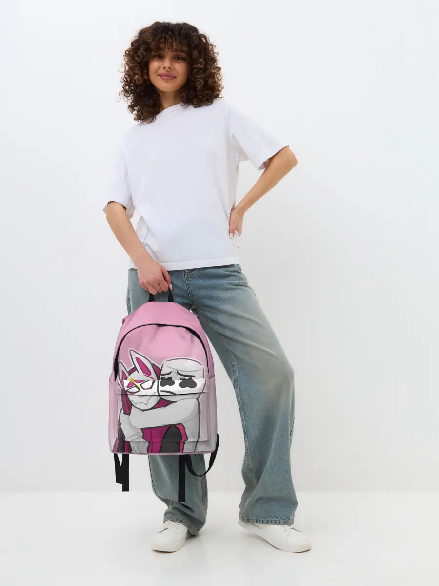 Рюкзак джинсовый / Fortnite Marshmello