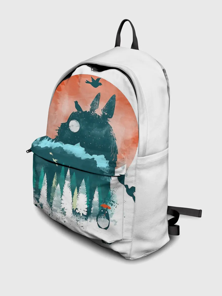 Рюкзак джинсовый / Силуэт Тоторо