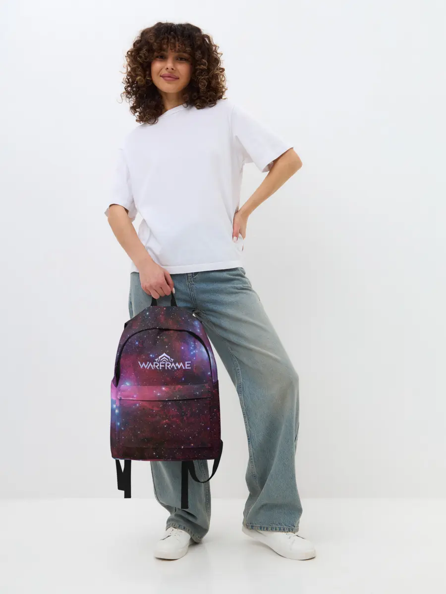 Рюкзак джинсовый / Warframe Logo