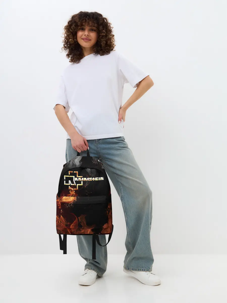 Рюкзак джинсовый / Rammstein