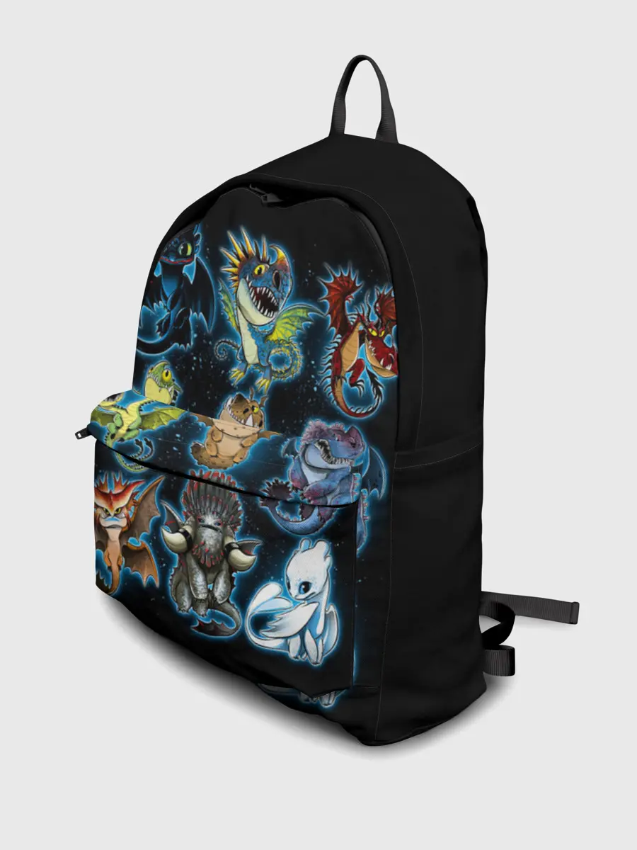 Рюкзак джинсовый / Как приручить дракона