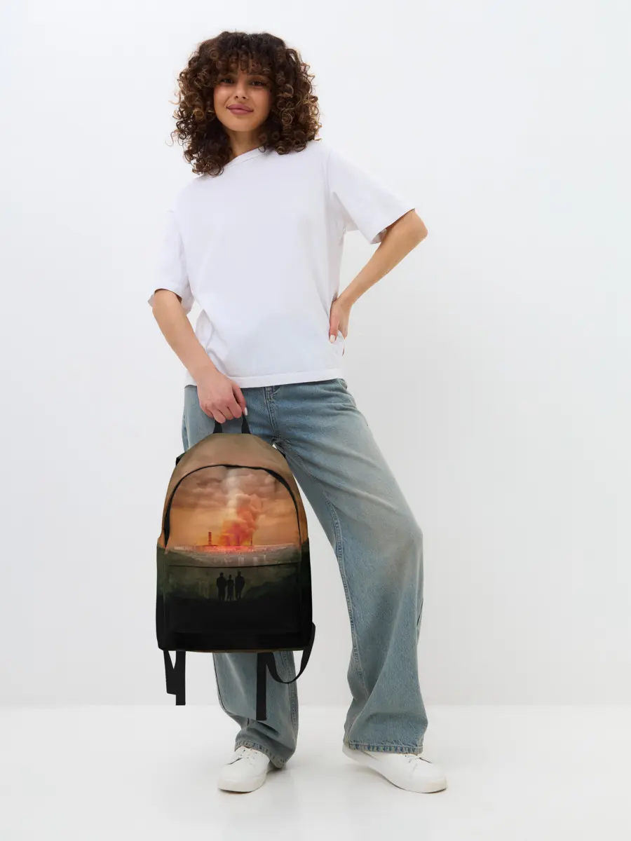 Рюкзак джинсовый / Чернобыль 9