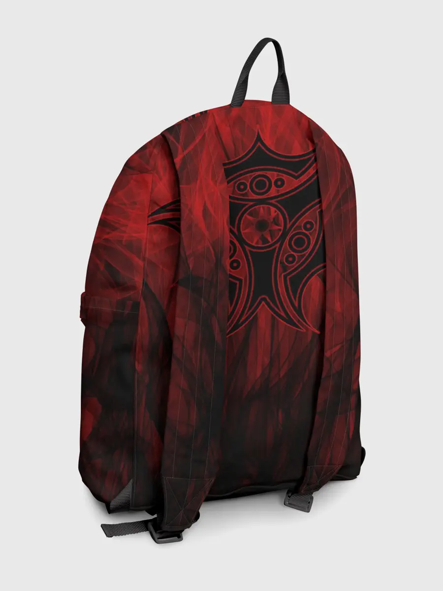 Рюкзак джинсовый / Red-n-black okto