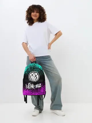 Рюкзак джинсовый / Blink-182