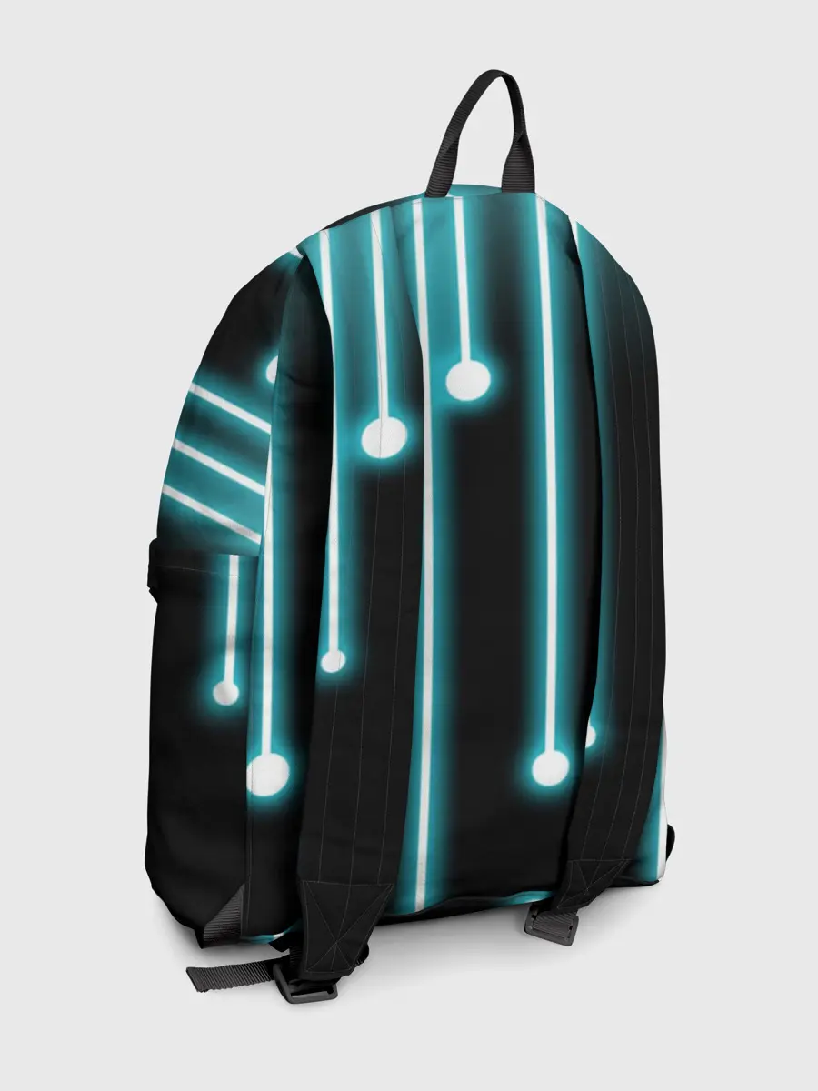 Рюкзак джинсовый / Неон