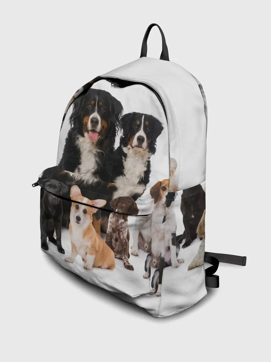 Рюкзак джинсовый / Породистые собаки