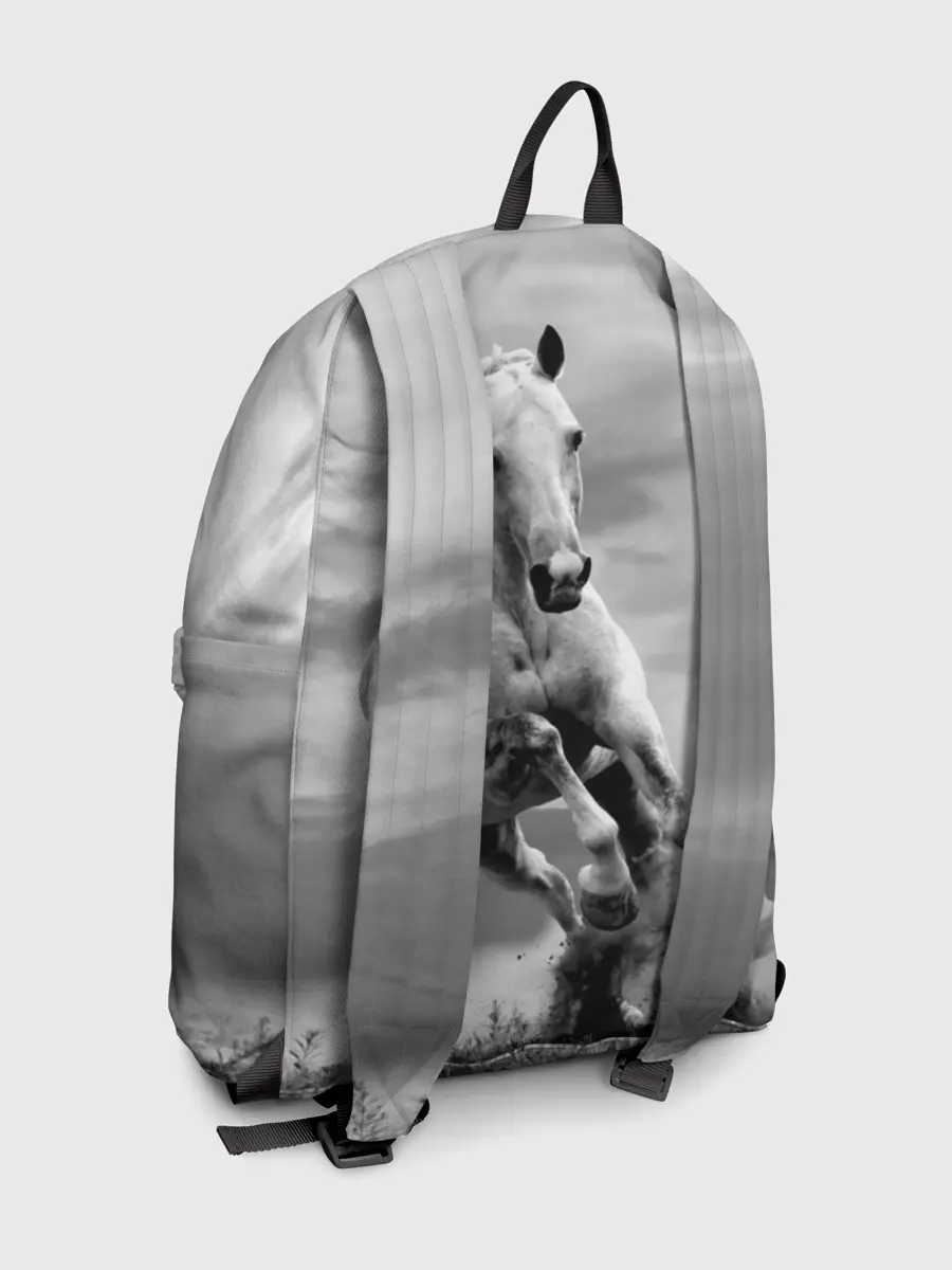 Рюкзак джинсовый / Белая лошадь