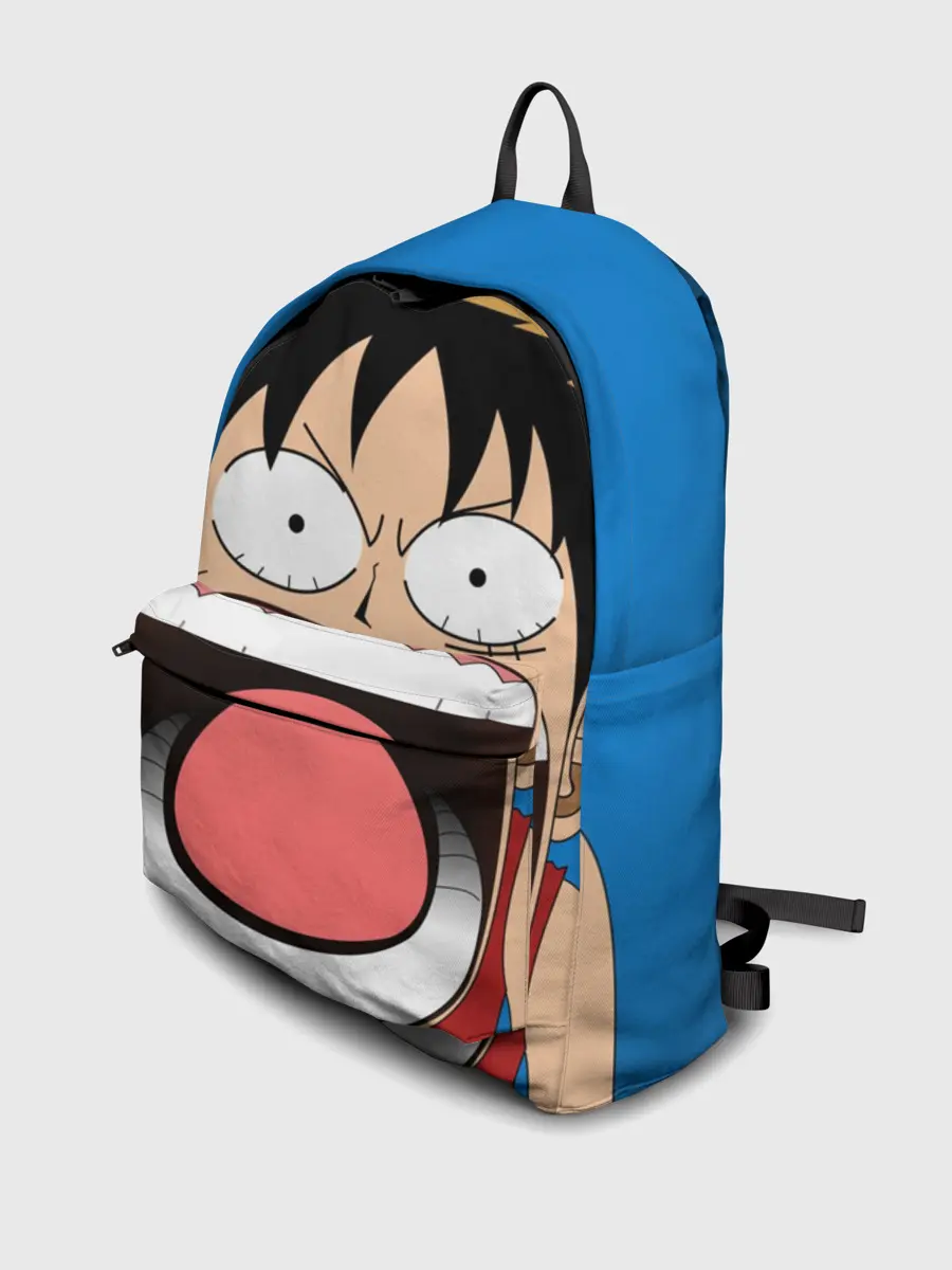 Рюкзак джинсовый / Луффи - Чё??!!