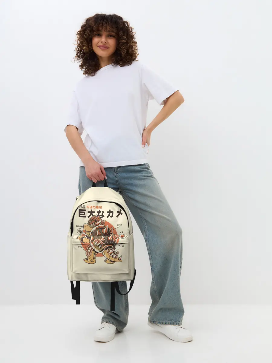 Рюкзак джинсовый / Bowserzilla - Super Mario Bros