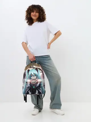 Рюкзак джинсовый / Мику Хацунэ