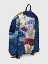Рюкзак джинсовый / Зайчик и Хацуне Мику