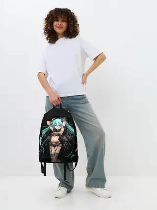 Рюкзак джинсовый / Мику Хацунэ