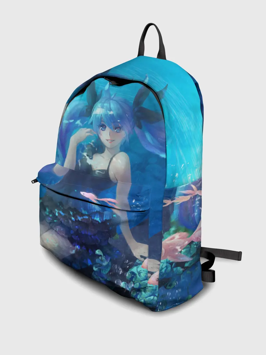 Рюкзак джинсовый / Подводная Хацуне Мику