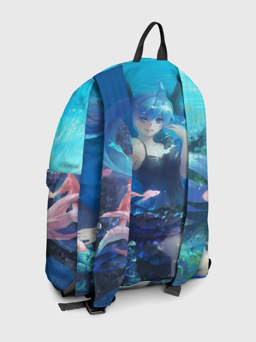 Рюкзак джинсовый / Подводная Хацуне Мику