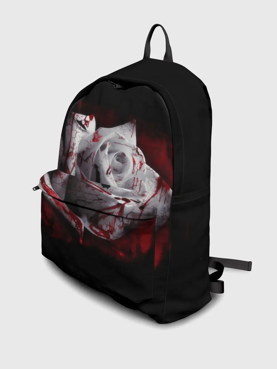 Рюкзак джинсовый / Кровавая роза