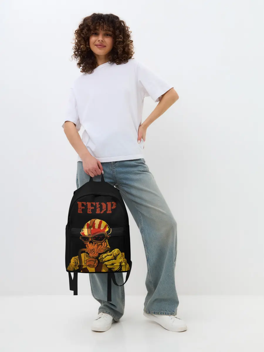 Рюкзак джинсовый / Five finger death punch