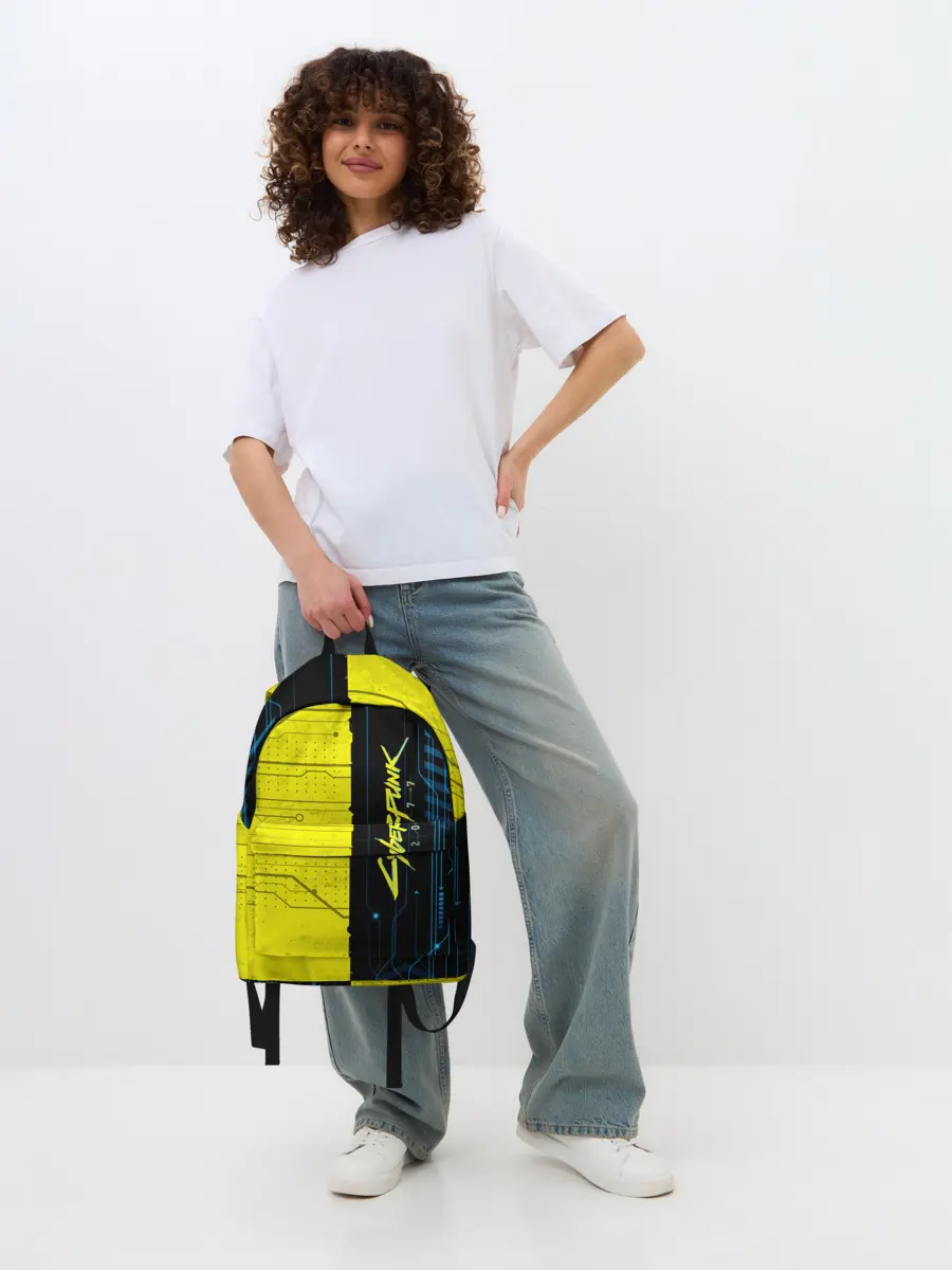 Рюкзак джинсовый / CYBERPUNK 2077