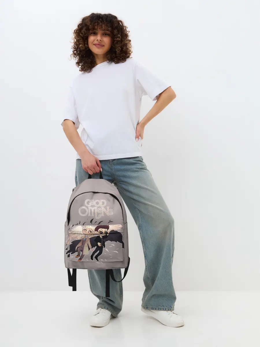Рюкзак джинсовый / Good Omens