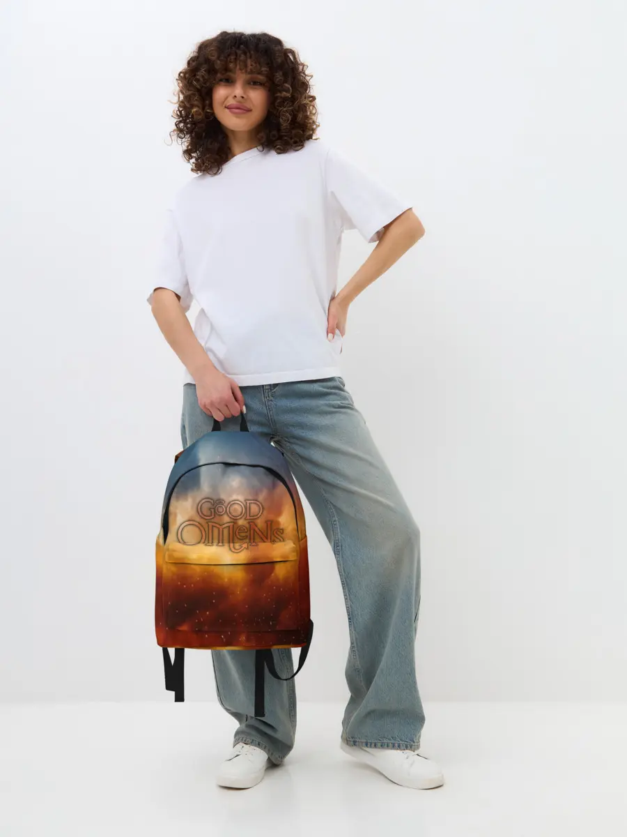 Рюкзак джинсовый / Good Omens