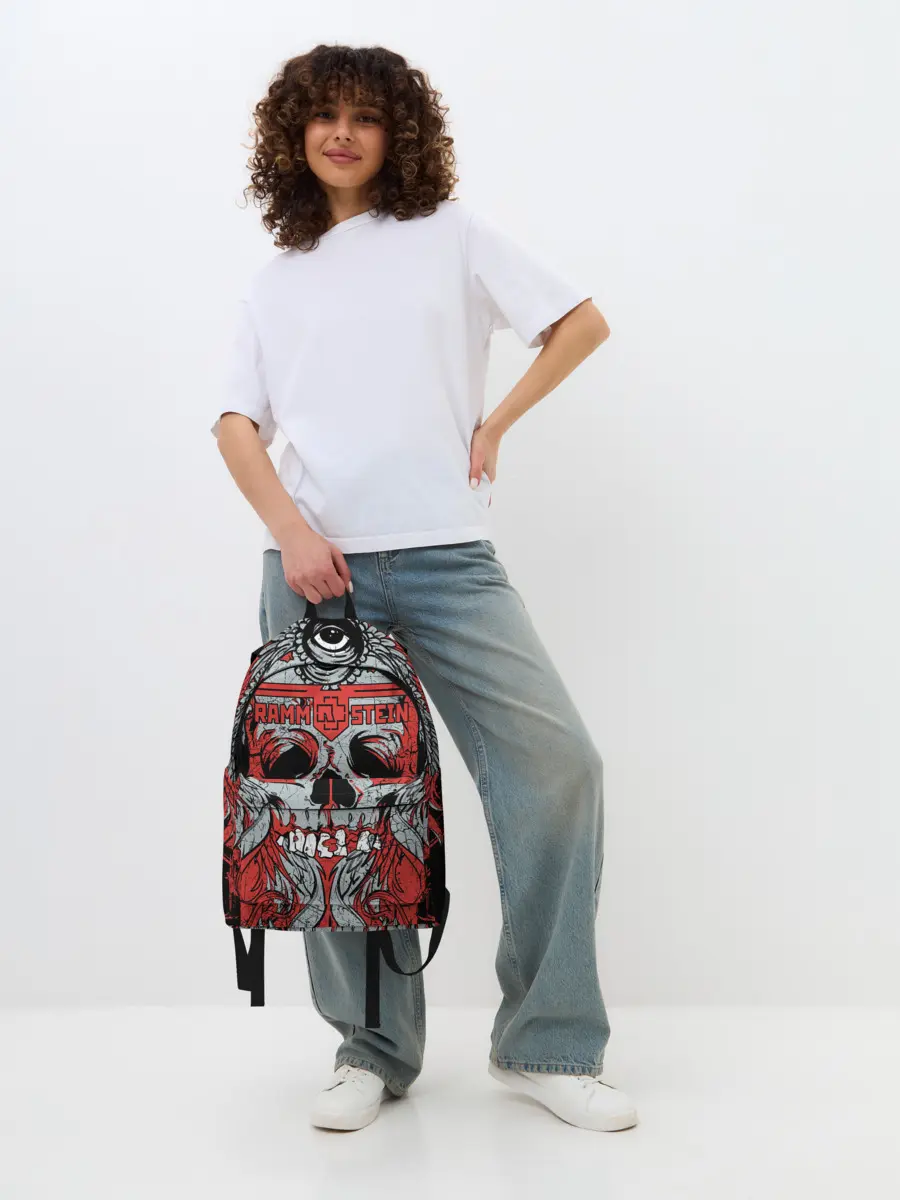 Рюкзак джинсовый / Rammstein