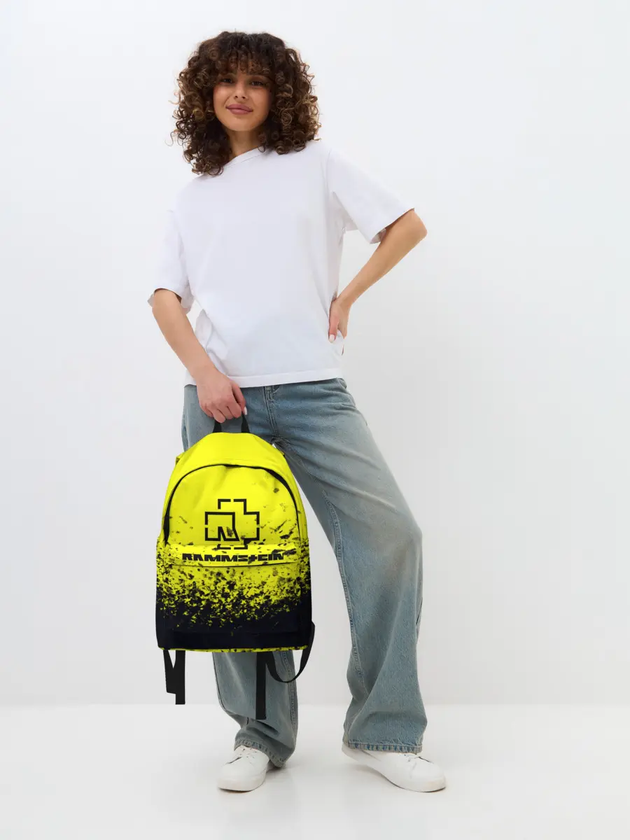 Рюкзак джинсовый / Rammstein.