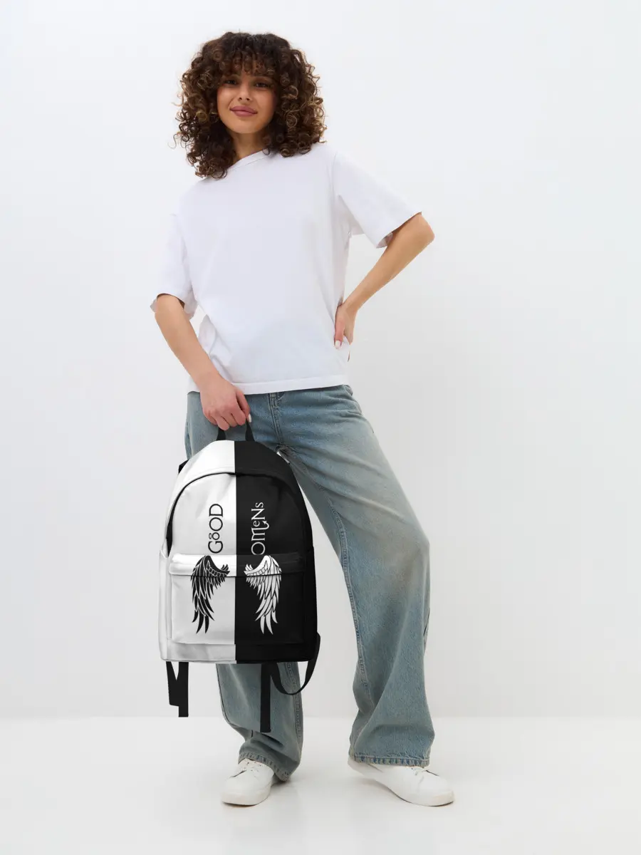 Рюкзак джинсовый / GOOD OMENS