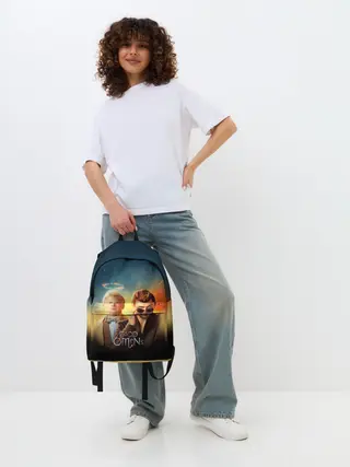 Рюкзак джинсовый / Good Omens