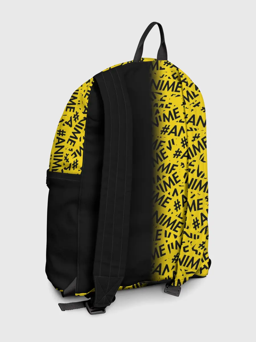 Рюкзак джинсовый / ANIME pattern text