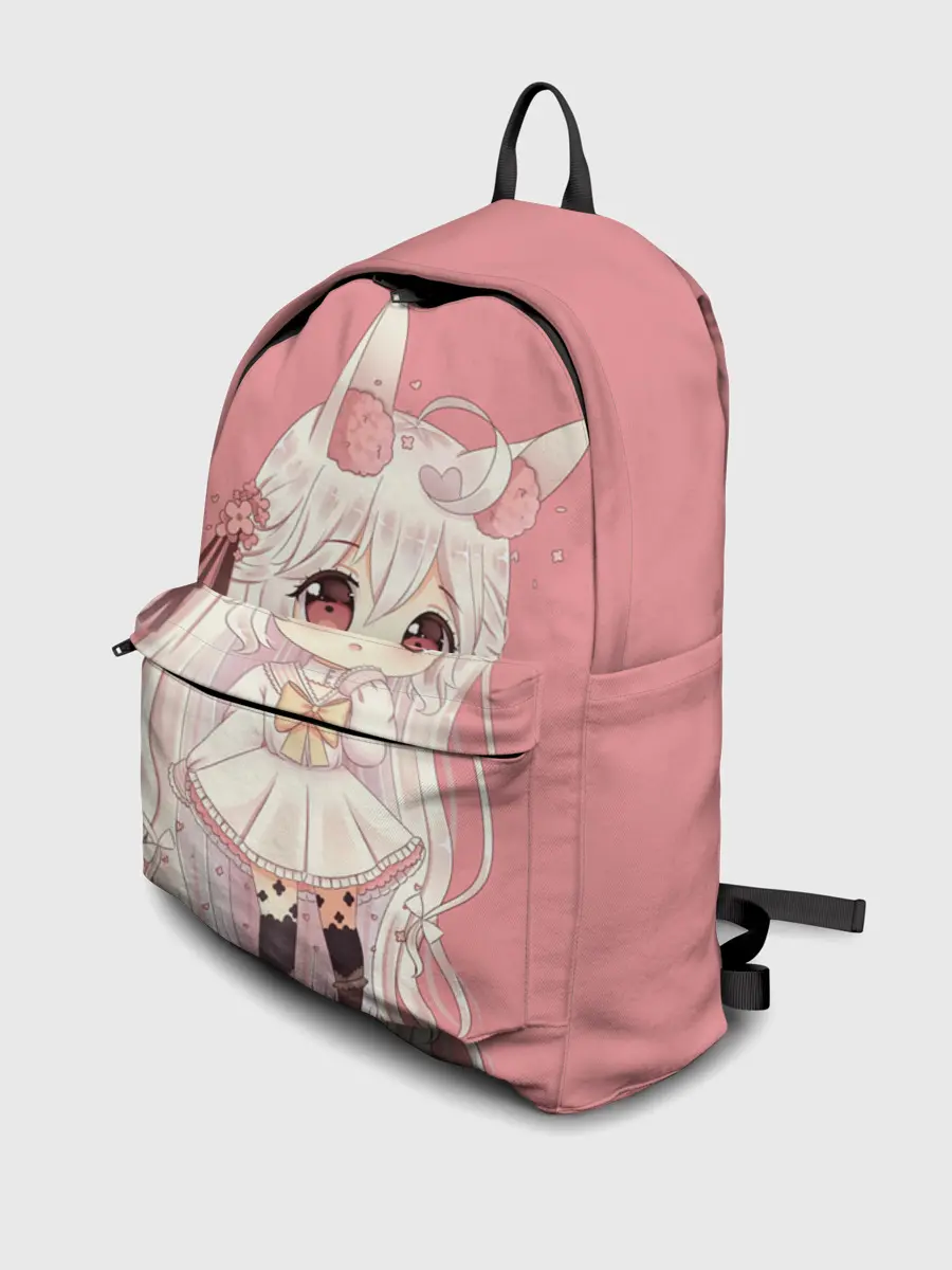 Рюкзак джинсовый / Неко тян