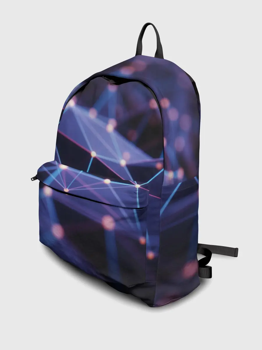 Рюкзак джинсовый / 3D блики