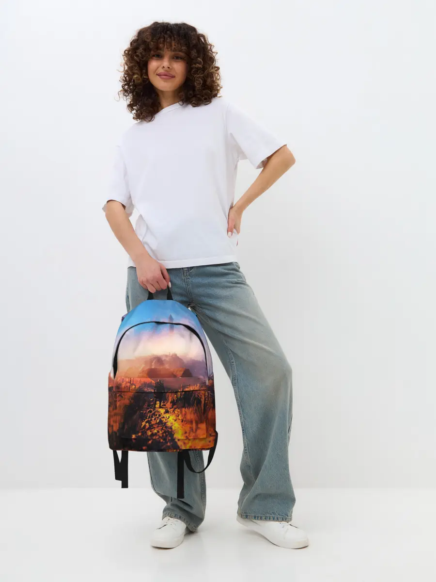 Рюкзак джинсовый / ВЕДЬМАК