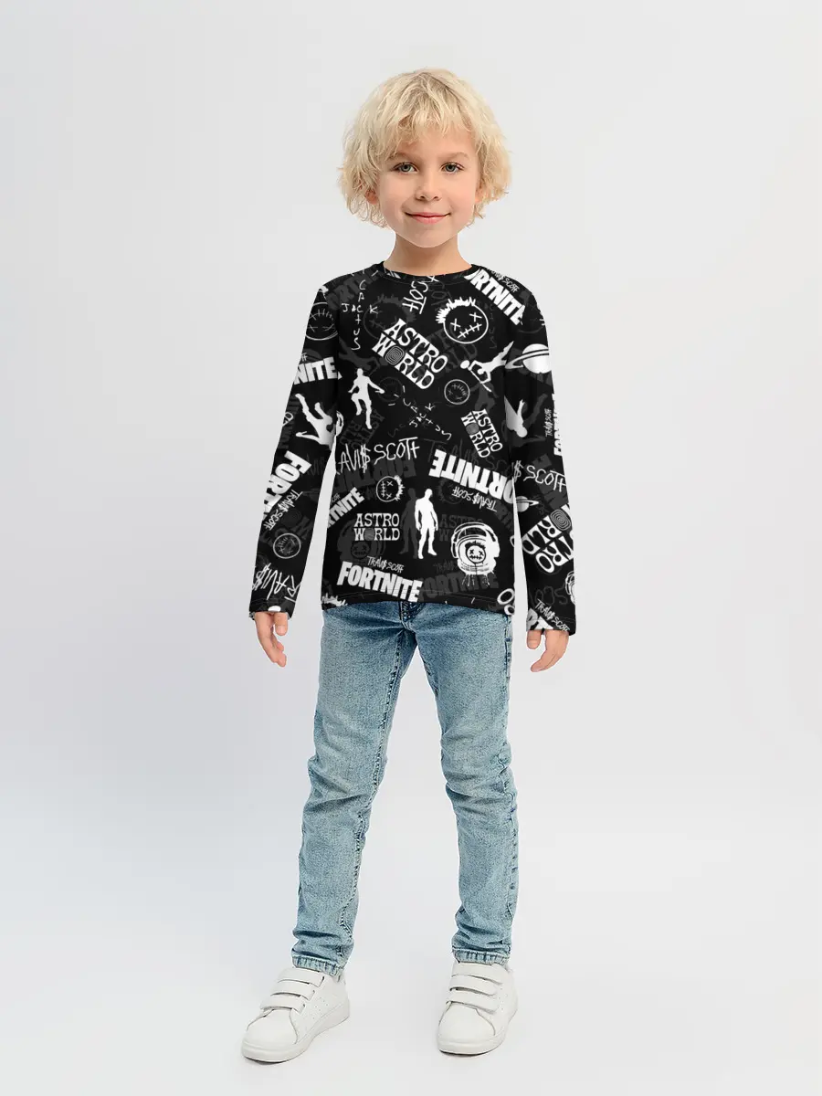 Детский лонгслив / TRAVIS SCOTT+FORTNITE