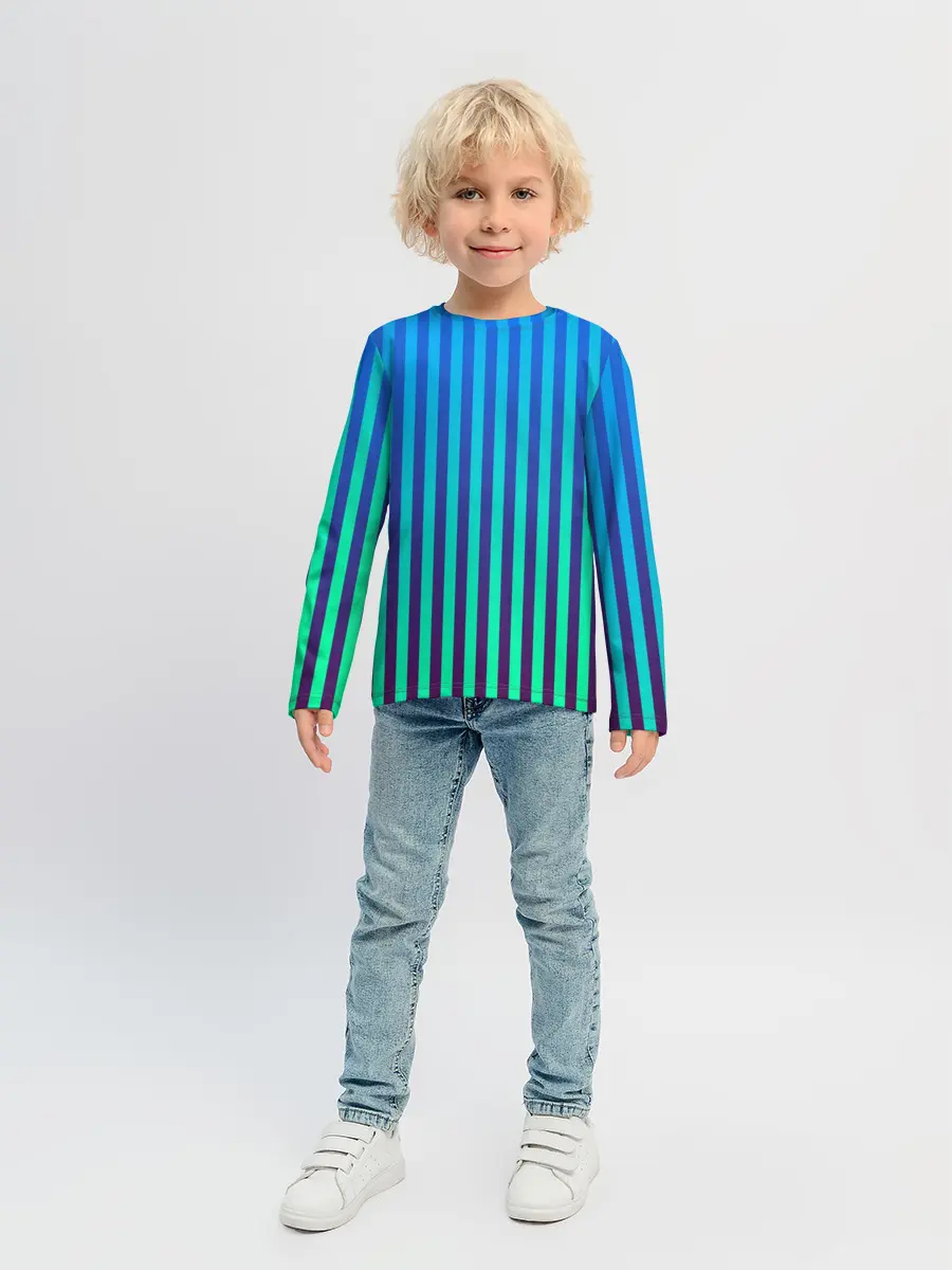 Детский лонгслив / Пикси полосы