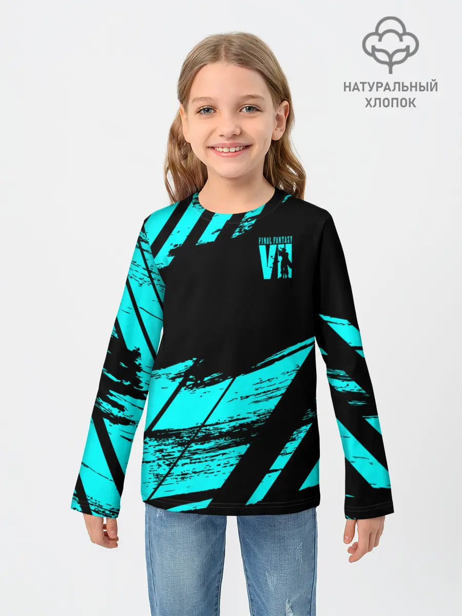 Детский лонгслив / Final Fantasy Cloud