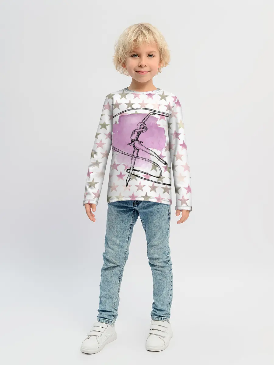Детский лонгслив / gymnastics